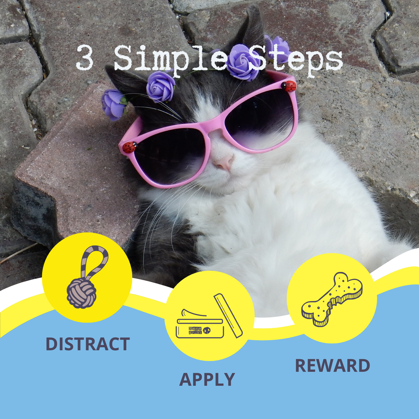 Pet sunscreen SPF 50 - 5ML travel size
