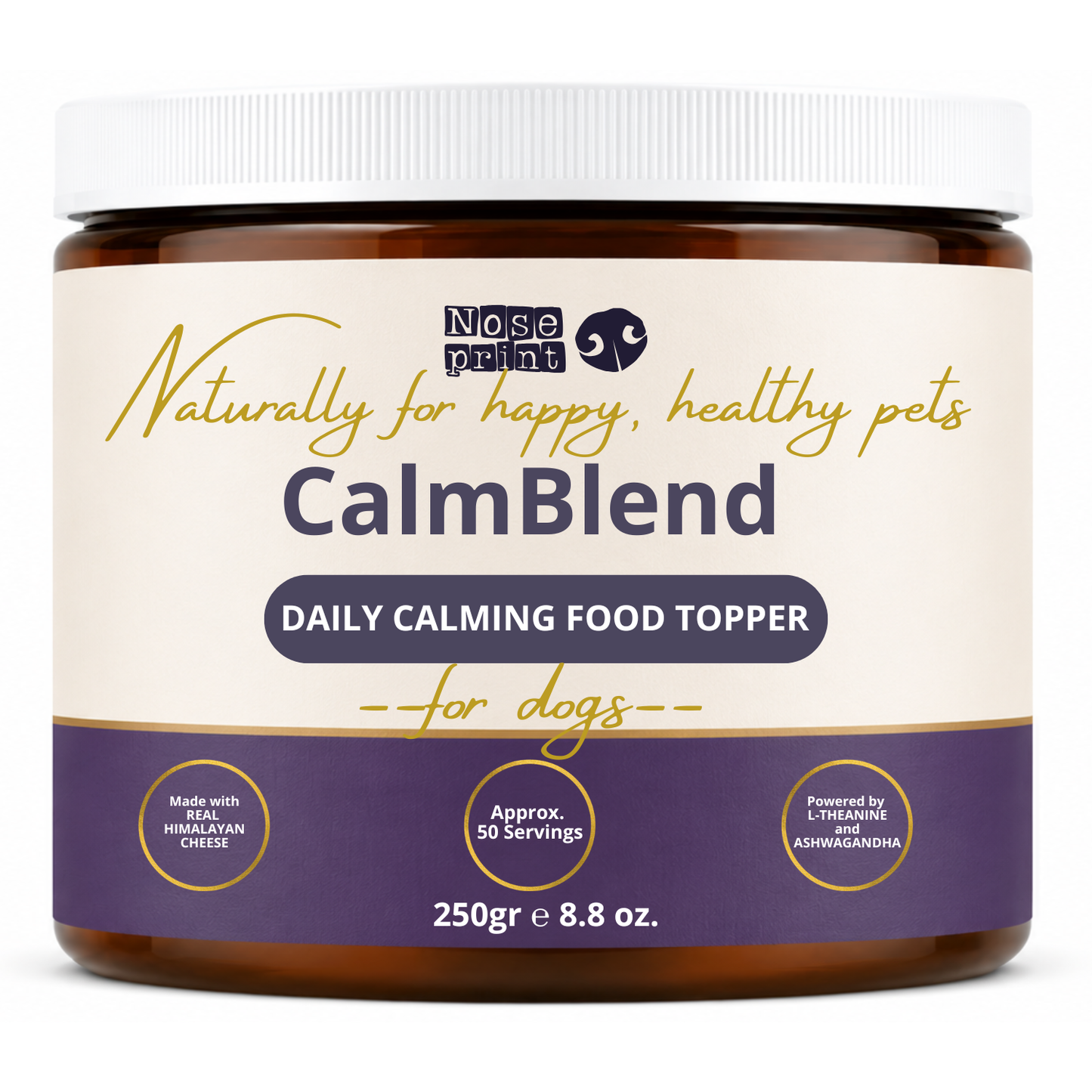 NOSEPRINT CalmBlend™ Daily Calming Food Topper for Dogs | 250g