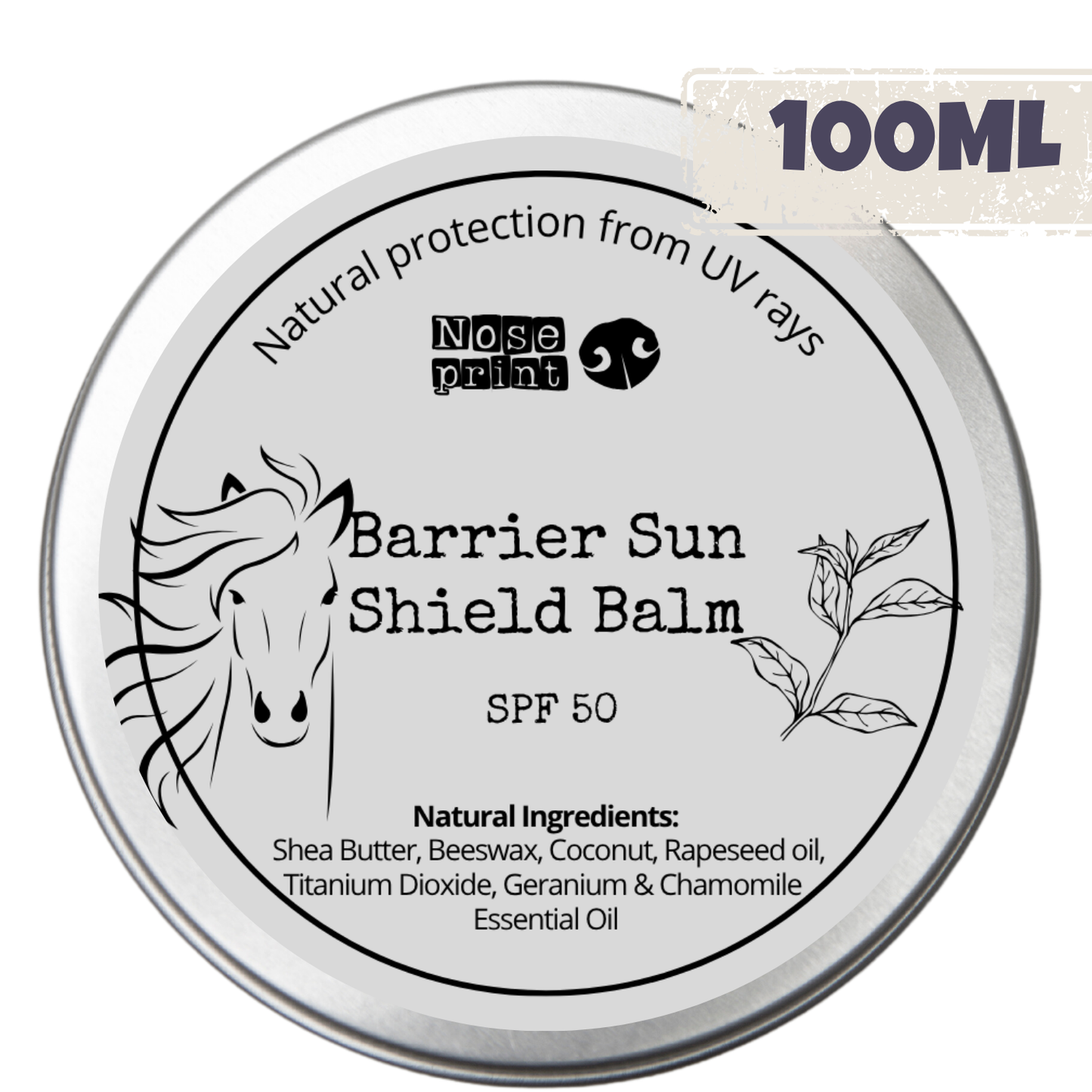 Horse Sunscreen SPF 50,  balm 100ml
