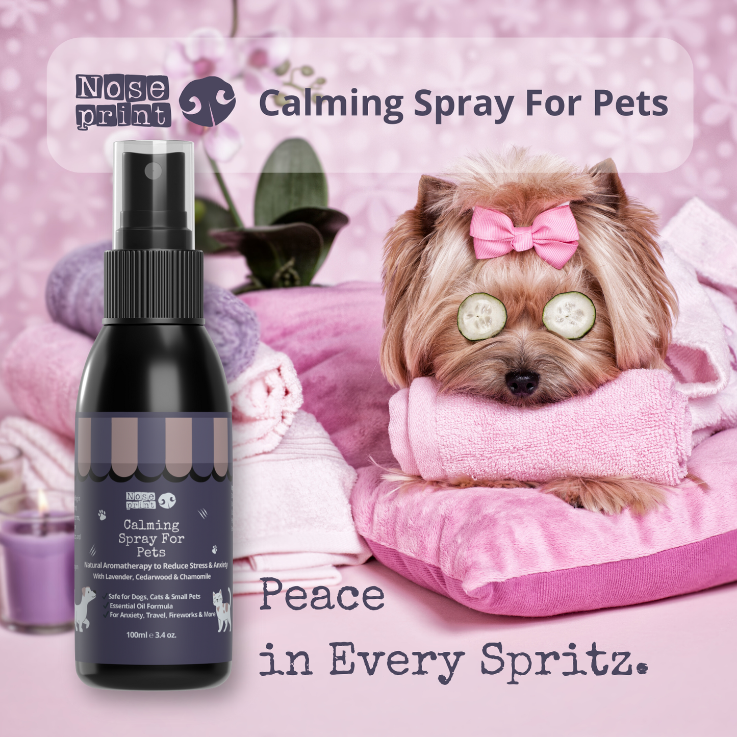 Herbal Calming Spray for Pets