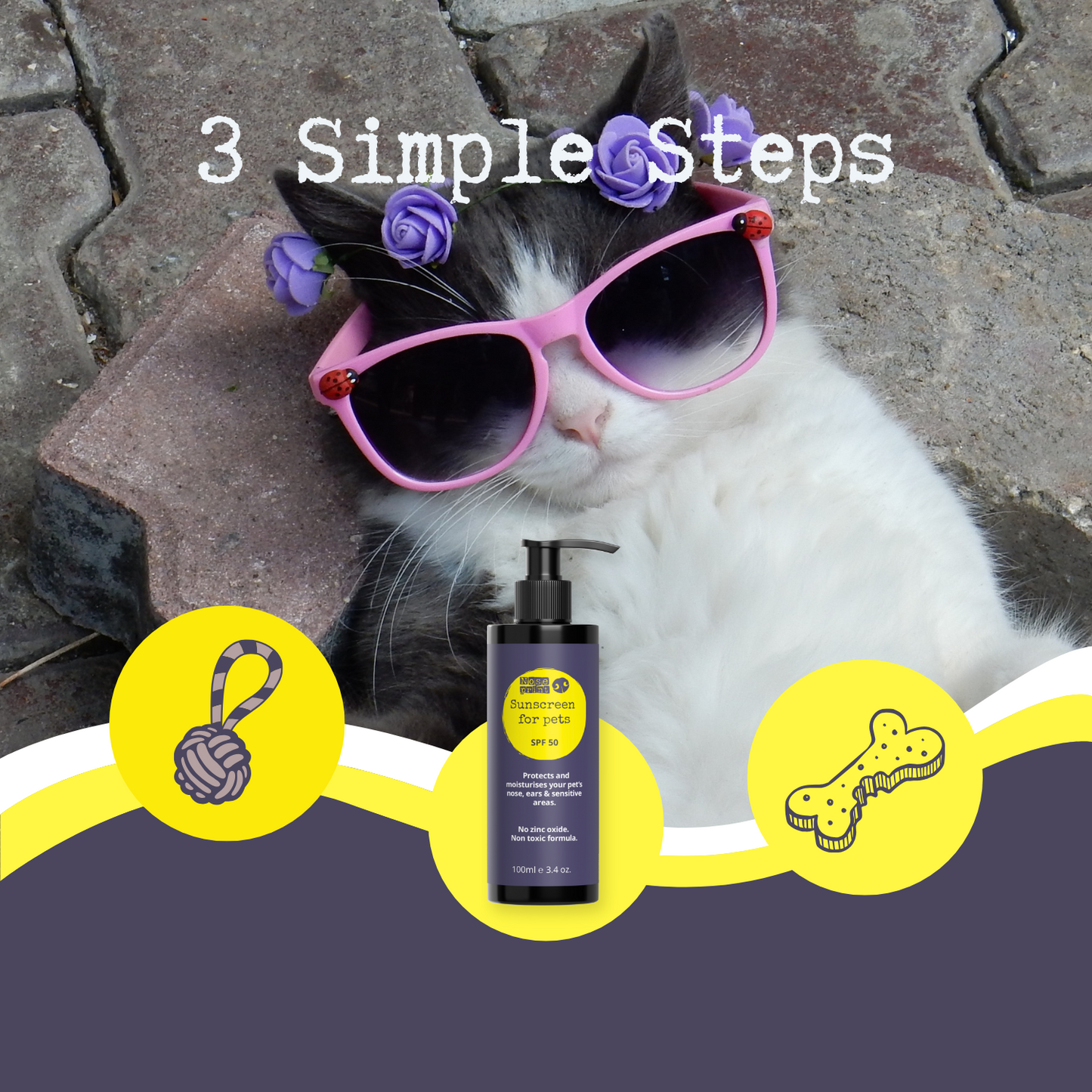Pet Sunscreen SPF50 Lotion 100ml